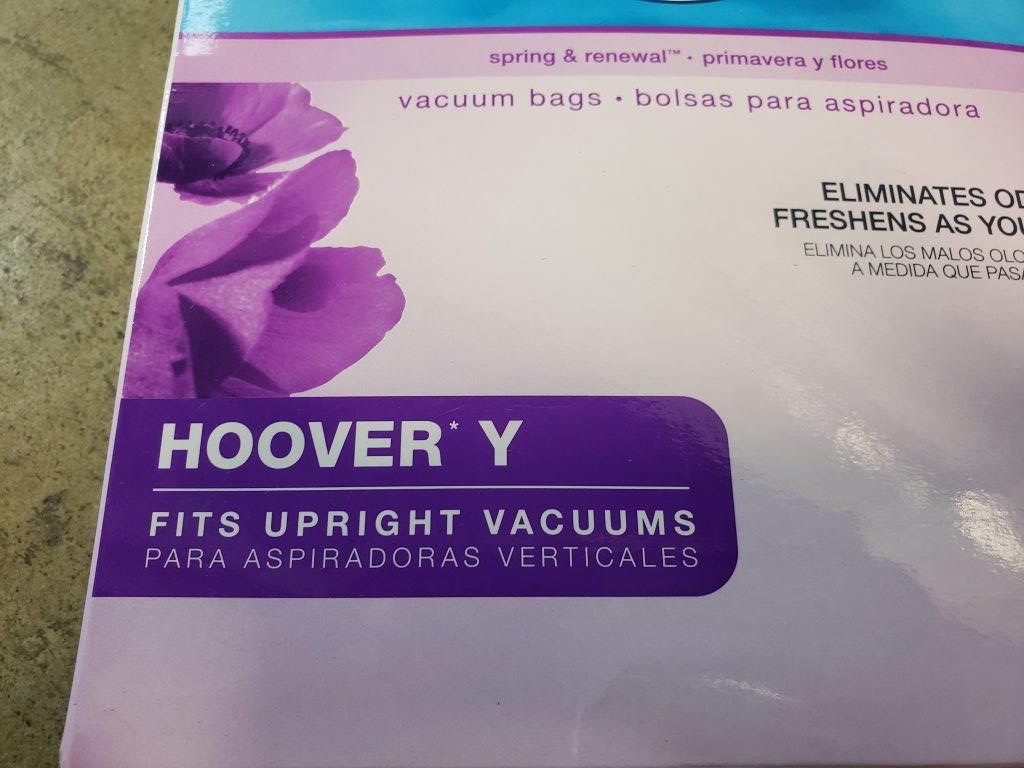 Febreze Hoover Style Y Vacuum Bags+ 2x Genuine Hoover Type Y Vacuum