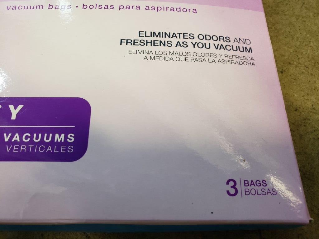 Febreze Hoover Style Y Vacuum Bags+ 2x Genuine Hoover Type Y Vacuum
