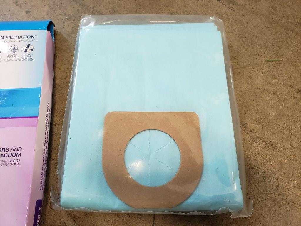 Febreze Hoover Style Y Vacuum Bags+ 2x Genuine Hoover Type Y Vacuum