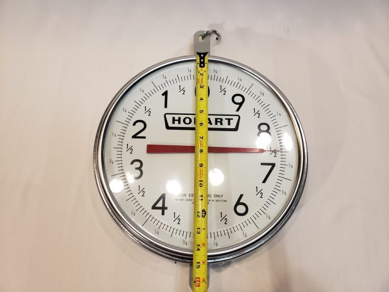 Hobart PR30 Hanging Dial Scale, Chart 30 lb. x 1 oz. foodservice and
