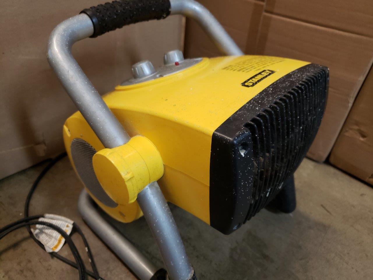 Stanley 1500-Watt Pro-Ceramic Utility Heater with Pivot Power Model: 675900  | Chicago HVAC tools and supplies