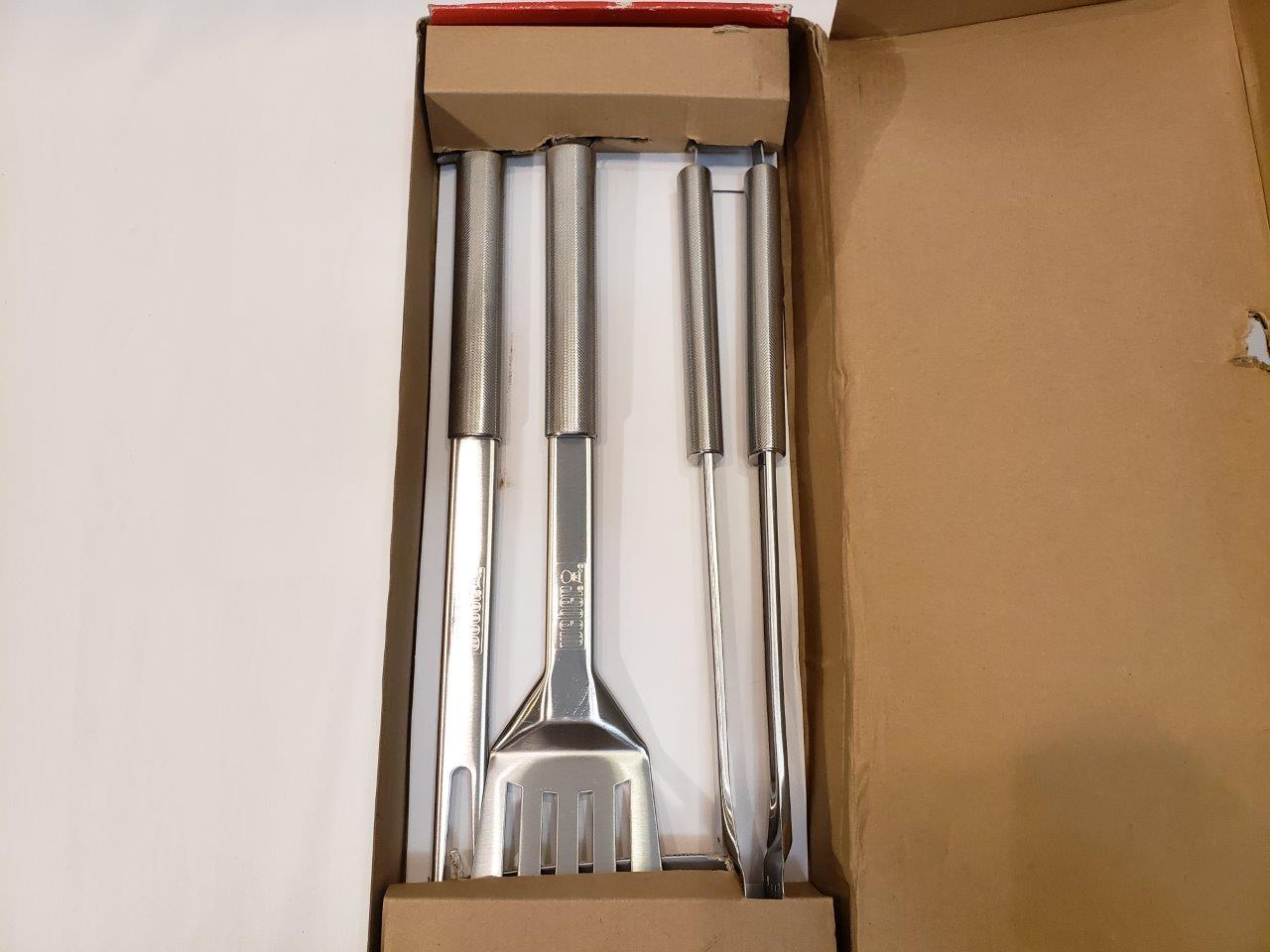 er 6420 3Piece StainlessSteel Barbecue Tool Set Chicago HVAC