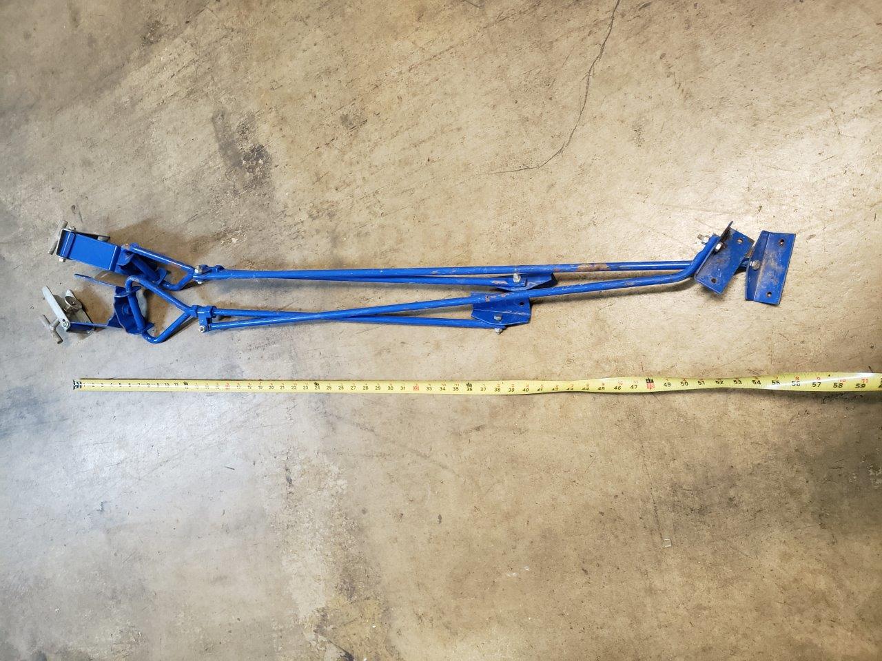 Steel Pump Jack Foldable Brace Scaffolding Swivel Support Rugged Steel