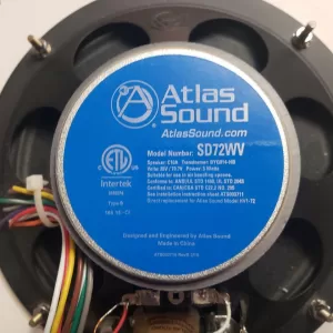 Atlas Sound CS95-8 + Speaker SD72WV