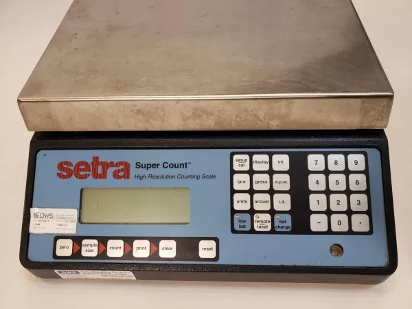 Setra High Resolution Counting Scale, Super Count SC-55 Industrial Intelligent Weighing Technology