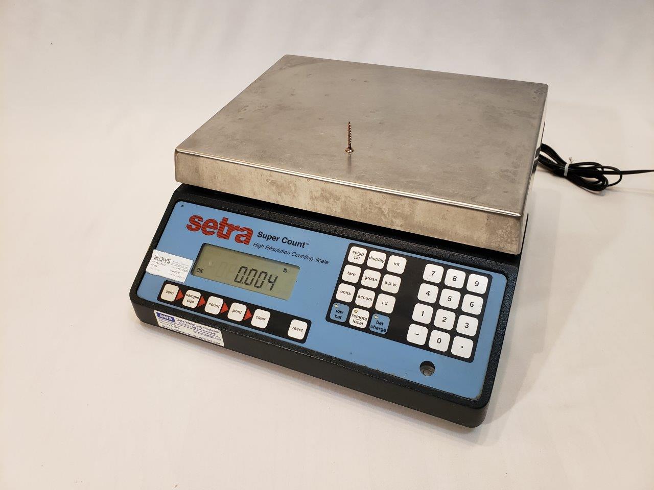 Setra High Resolution Counting Scale, Super Count SC55 Industrial