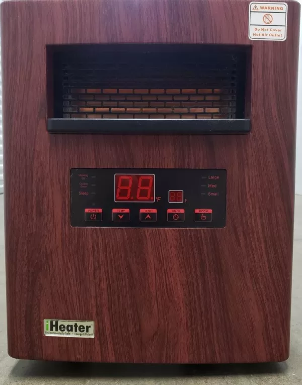 iHeater IH-1500 Portable Electric Quartz Infrared Space Heater