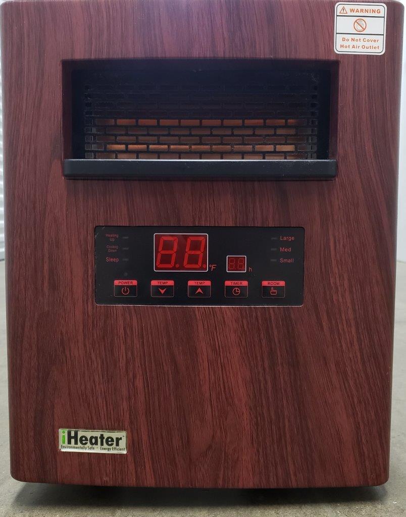iHeater IH1500 Portable Electric Quartz Infrared Space Heater