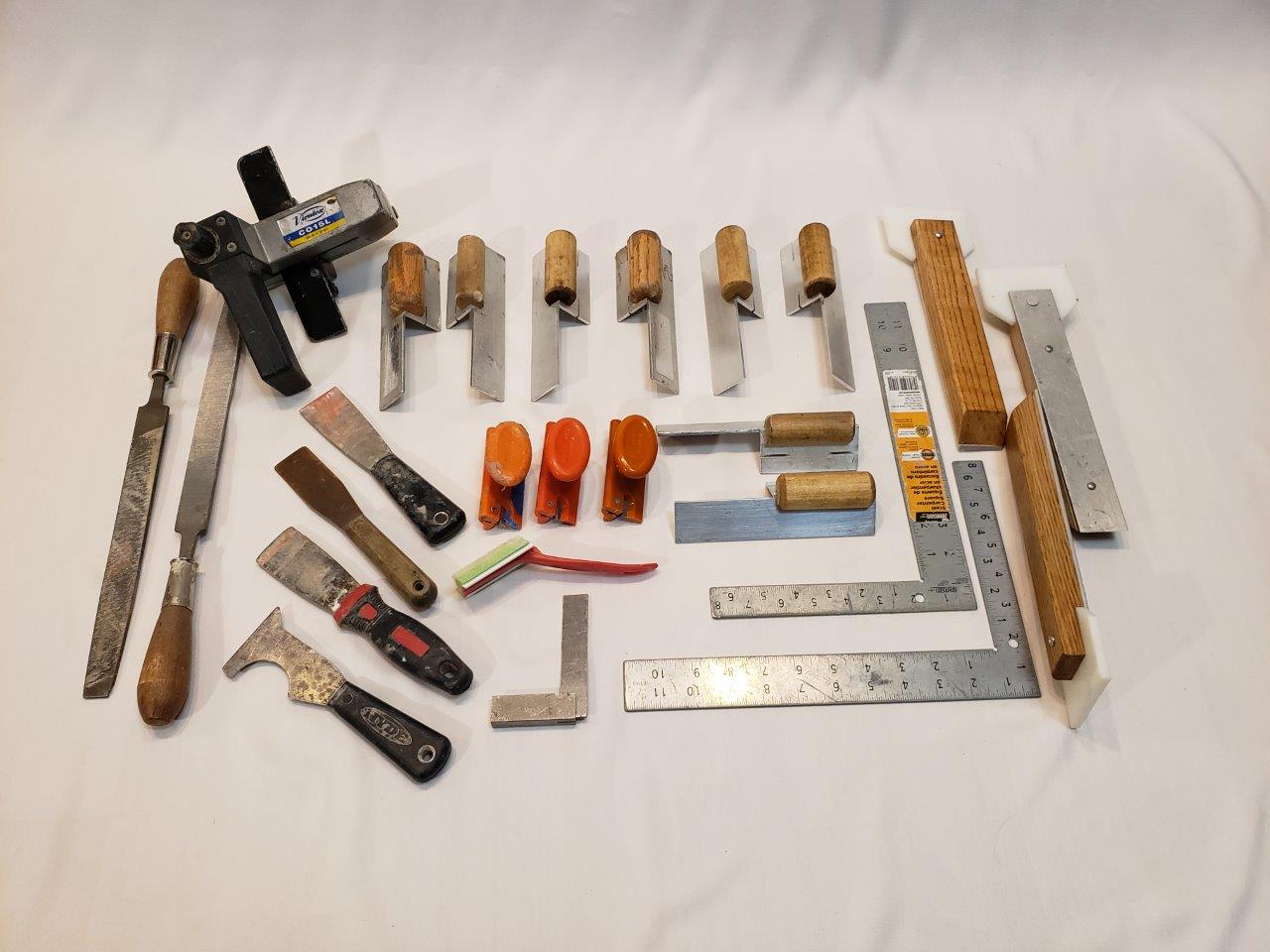 Virutex Laminate cutter slitter CO15L, Veneer Scraper, Edge Banding Trimmer, Try Square, Files