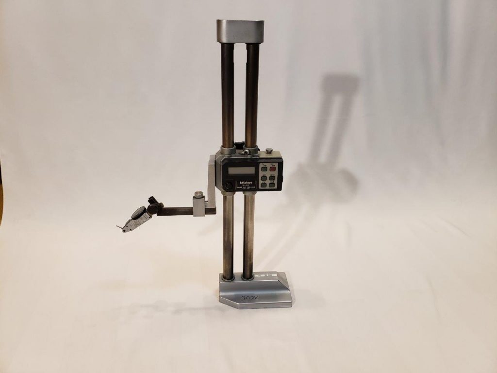 Mitutoyo Dial Height Gage with Digital Counter 192655 012″ Range