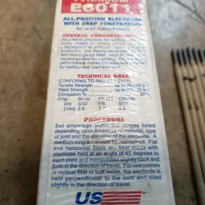 US Forge Welding Electrode E6011 1/8-Inch by 14-Inch 26 rods Box #51133