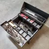 Vintage Craftsman #65351 Metal Cantilever Tool Box & Extras Accessories