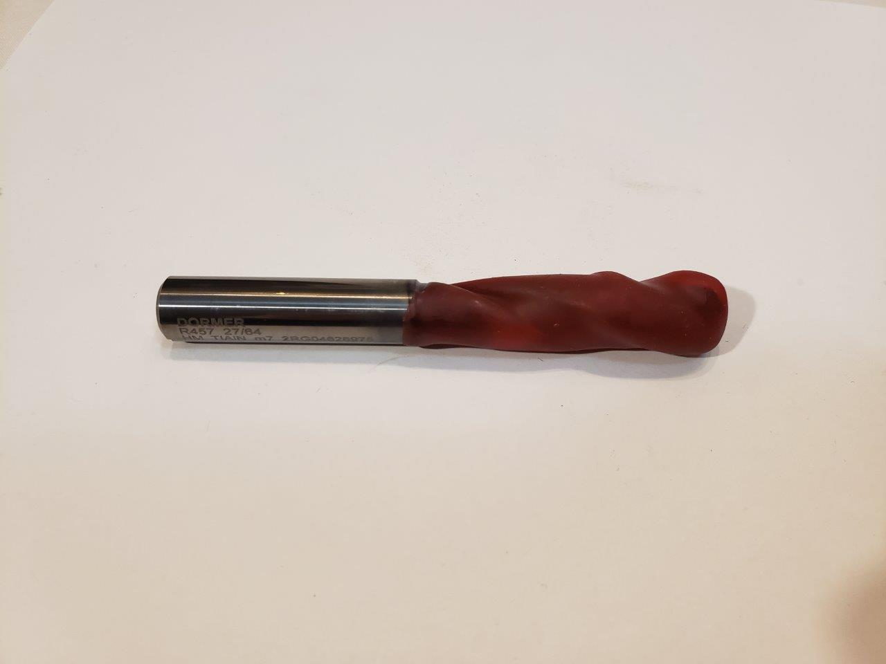 Dormer R457 Multi-Application Short Length Drill Bit, 27/64 In Drill Fraction 0 4219 In Drill Decimal Inch Carbide Tialn Coated 001221 - View #7