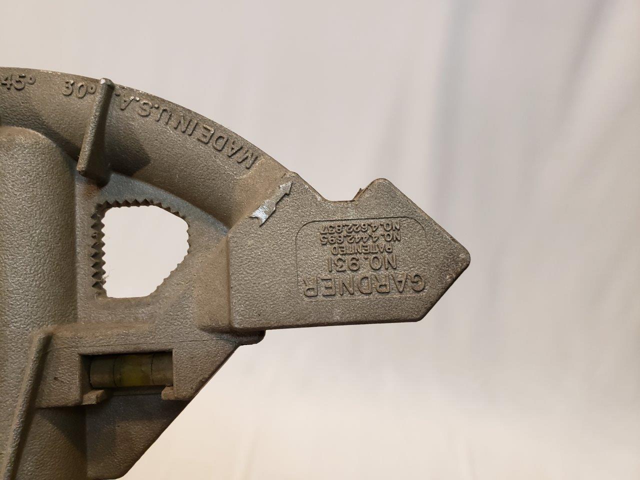 Gardner NO. 931 Hand Bender, 3/4″ Thinwall 1/2″ Rigid with Gardner