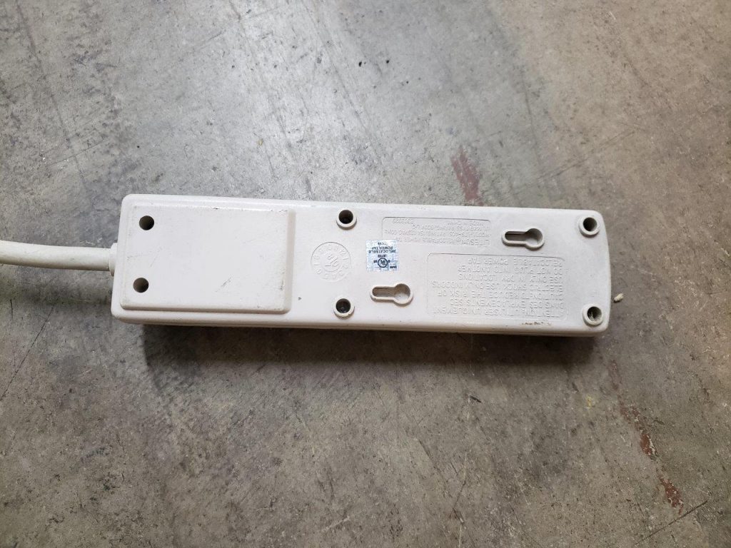 Litesun LTS4CS. 4 outlets Surge Protected Power Strip (Singleline