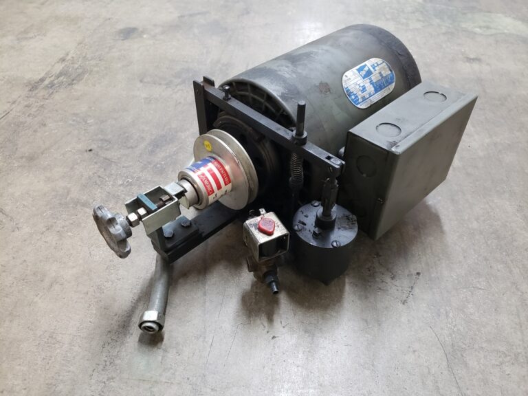 Doerr Electric Corp. LR13758 1Hp 1740RPM 115/230V 1Ph AC Motor + Speed