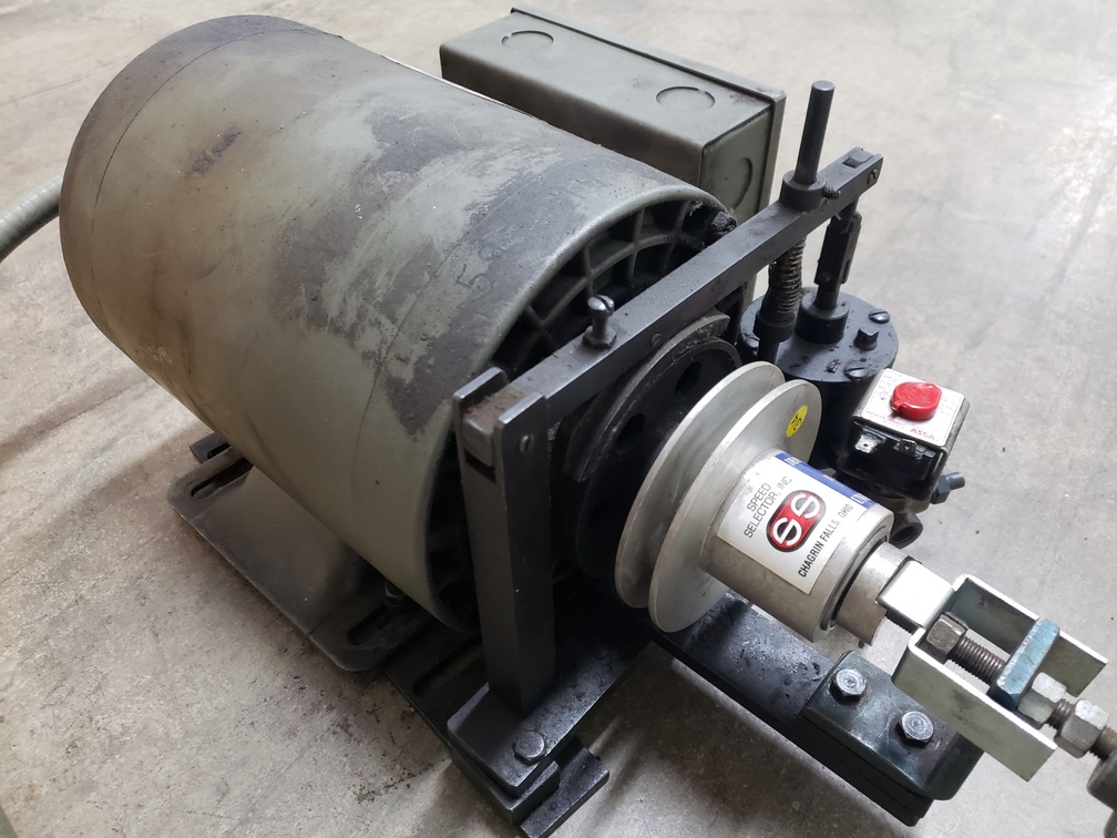 Doerr Electric Corp. LR13758 1Hp 1740RPM 115/230V 1Ph AC Motor + Speed