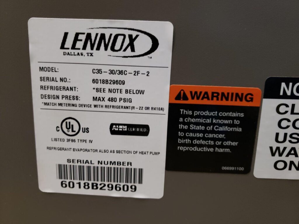 Lennox C3530/36C2F2 Upflow Quantum Indoor Coil, 2.5/3 Ton, 21 in