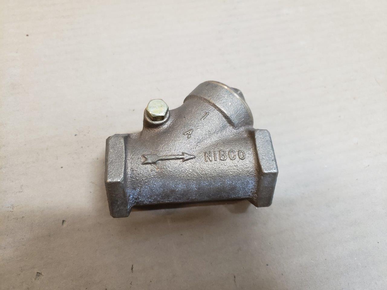 NIBCO T-413-Y Cast Bronze Check Valve, 3/8" Female NPT Thread, Silent Check, Class 125, PTFE Seat