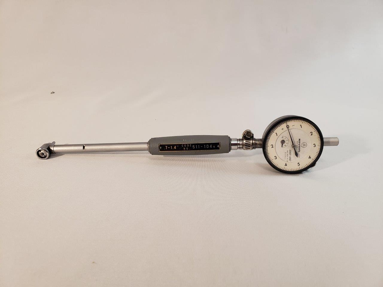 Mitutoyo Dial Indicator .0001″ to .050″ No 292310 6 Jeweled + Mitutoyo