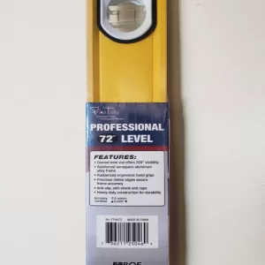Primo Tools Professional 72" Heavy Duty Level w/Hand Holes PTHH72 Waserwaga
