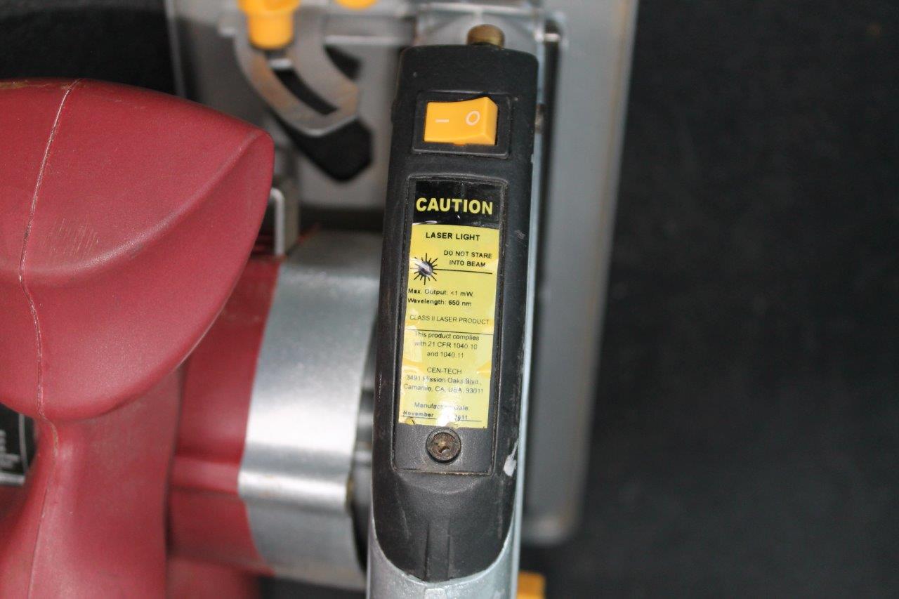 Chicago Electric 71/4 In. Circular Saw with Laser Guide System Item