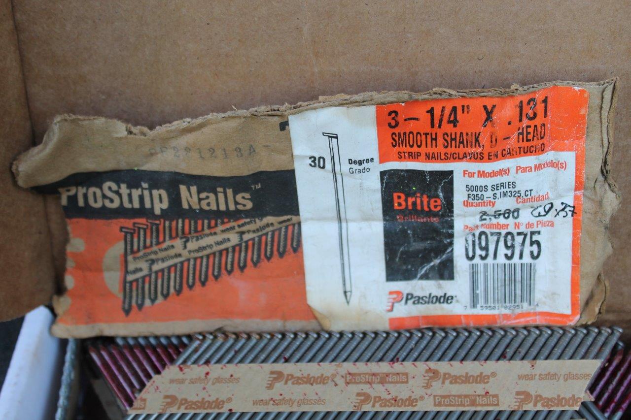 Paslode 097975 31/4Inch x .131 12D Smooth Bright Nails x 0.131Gauge