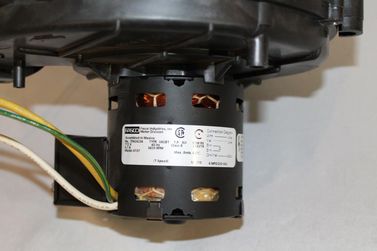 024-27641-000 - York Furnace Draft Inducer/Exhaust Vent Venter Motor - View #6