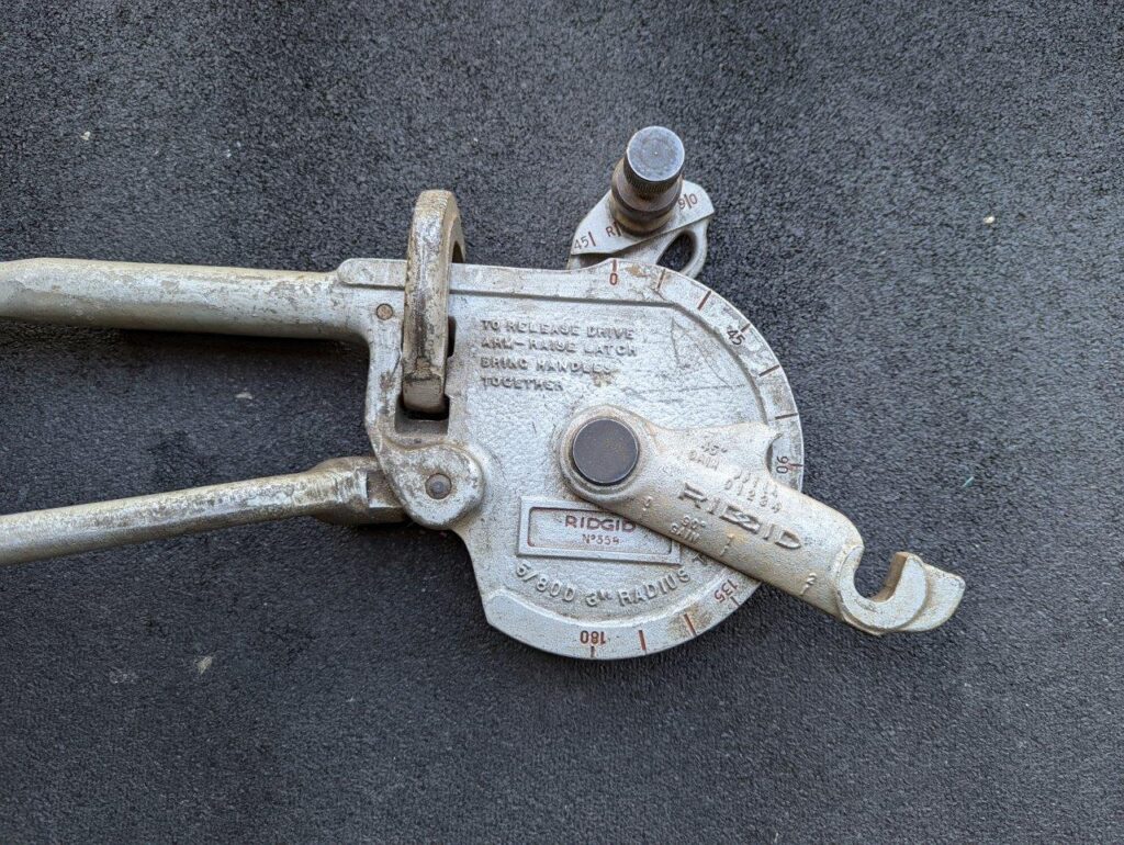 RIDGID 358 Geared Ratchet Tubing Bender, 5/8″ Tube OD Chicago HVAC