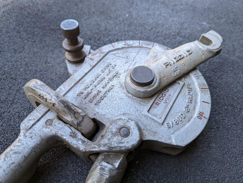 RIDGID 358 Geared Ratchet Tubing Bender, 5/8″ Tube OD Chicago HVAC