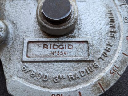 RIDGID 358 Geared Ratchet Tubing Bender, 5/8" Tube OD