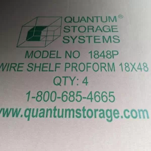 48 x 18 inches NSF Wire Shelf 1848P pack of 4 Genuine by Quantum Modular Wire Systems