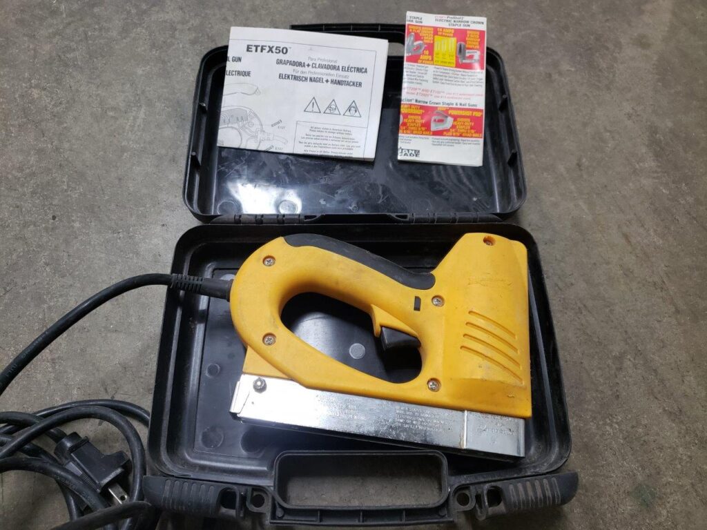 Arrow Fastener ETFX50 Heavy Duty Professional Electric Staple and Nail Gun Chicago HVAC tools