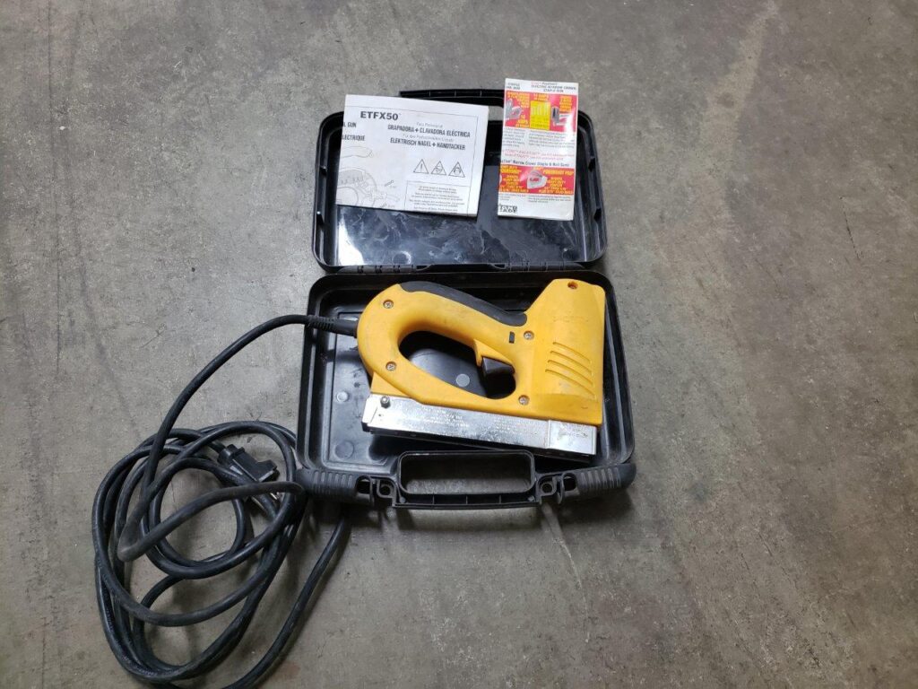 Arrow Fastener ETFX50 Heavy Duty Professional Electric Staple and Nail Gun Chicago HVAC tools