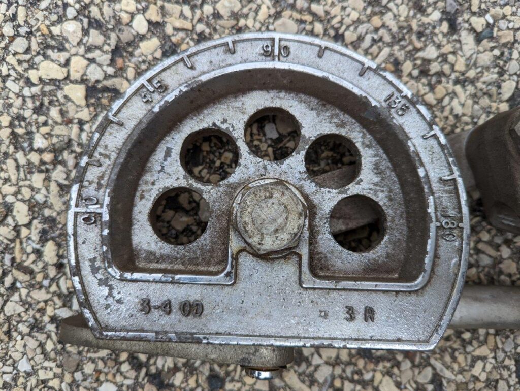 Tube Bender 3/4″ OD 3″ Radius for copper, brass, aluminum Tubing