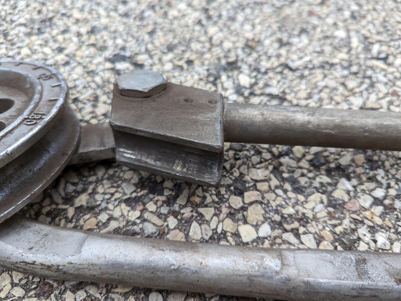 Tube Bender 3/4″ OD 3″ Radius for copper, brass, aluminum Tubing