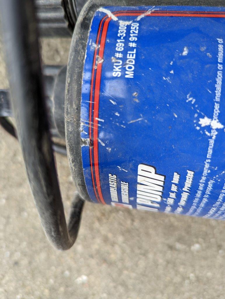 Barracuda 6913309 Superior Pump 91250 1/4 HP Thermoplastic Submersible Utility Pump Chicago