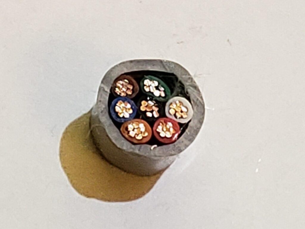 MultiConductor Cable E17120201 18 AWG, 7C 75C, AWMW 2464, 300V