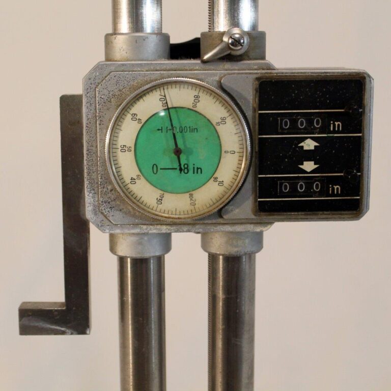 6-Inch Dial Height Gage .001" Graduation – Shockproof Precision Measuring Tool