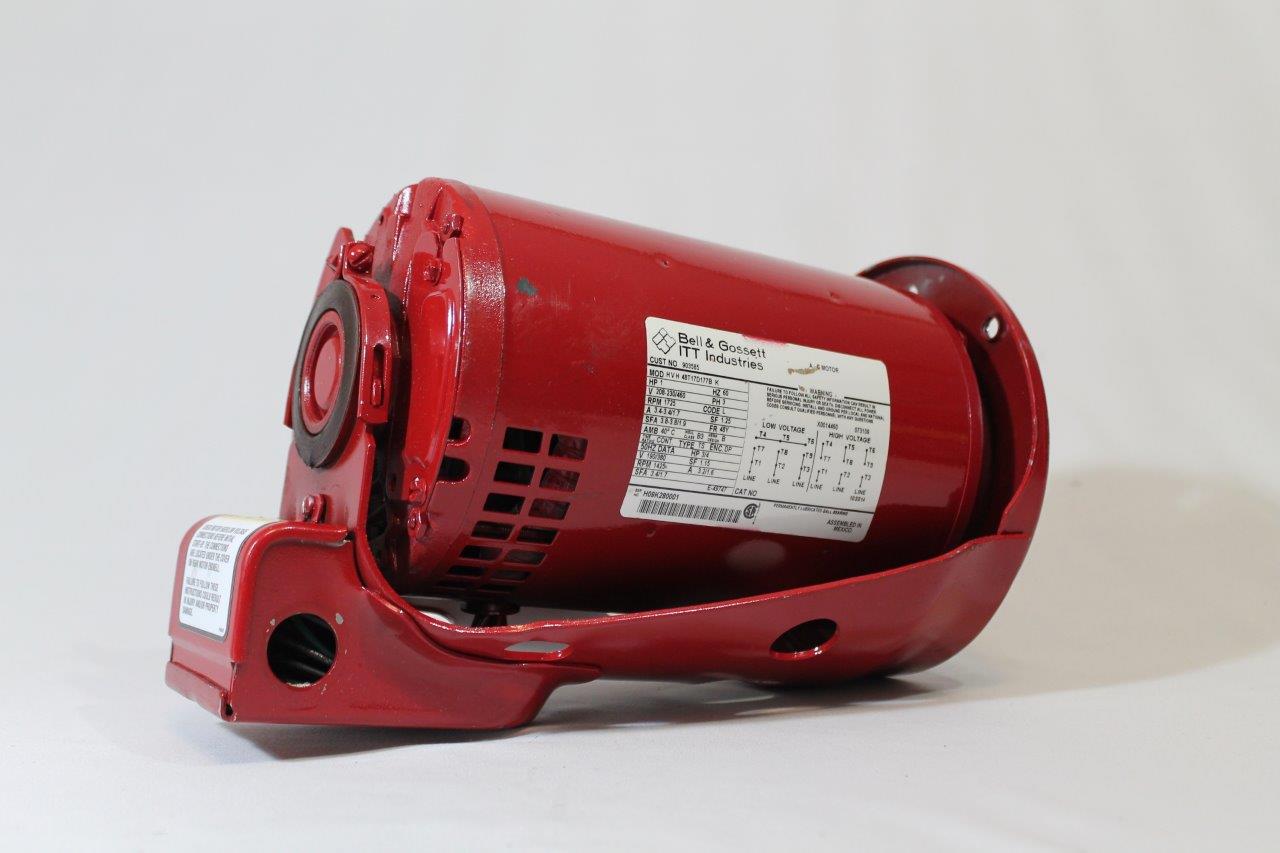 169233 Bell & Gossett 903585 Motor 1HP 1725RPM 208230/460v 3Ph ODP