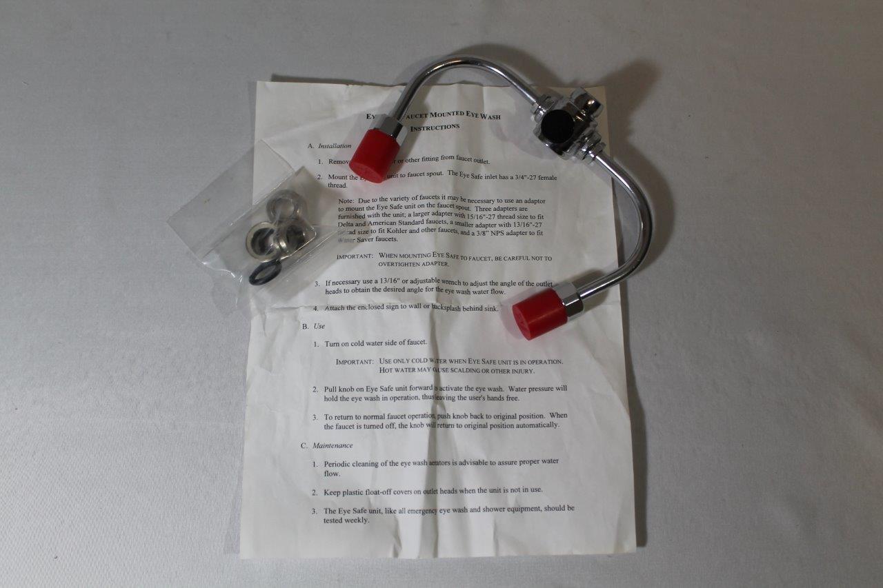 Eyewash Station, Faucet Eye Wash for Sink Attachment, 360°Rotation Eye