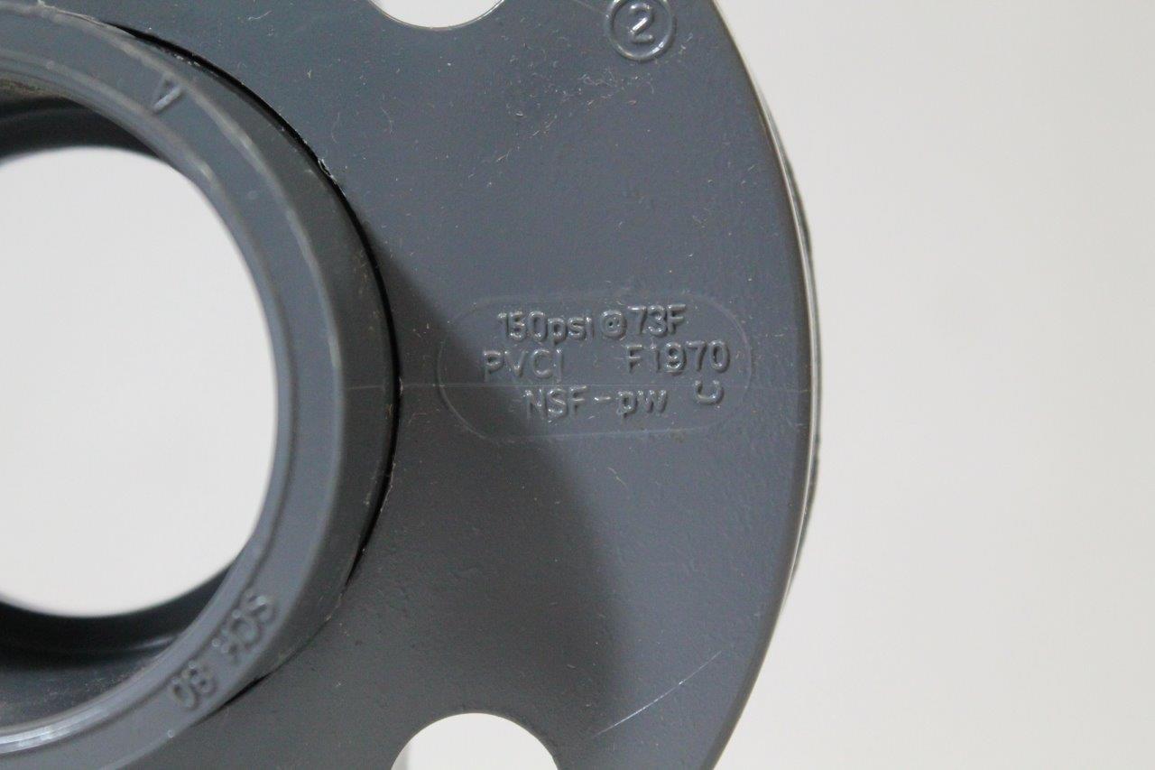 Fischer 1/2” CPVC 150 PSI NSFpw F1970 4 Bolt Flange Chicago