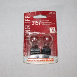 Sylvania 3157 Long Life Miniature Bulb, (Contains 2 Bulbs)