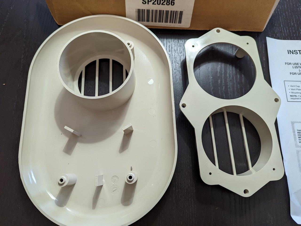 SP20286 Horizontal Vent Termination for 3Inch PVC RXGYG01 Chicago