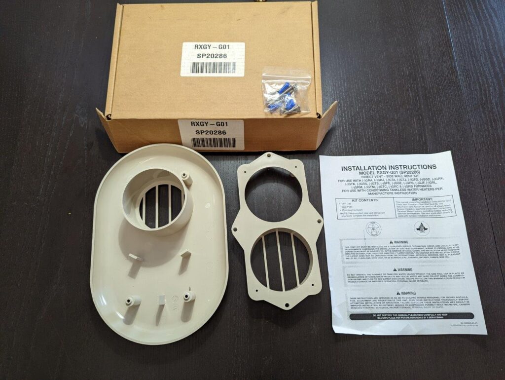 SP20286 Horizontal Vent Termination for 3Inch PVC RXGYG01 Chicago
