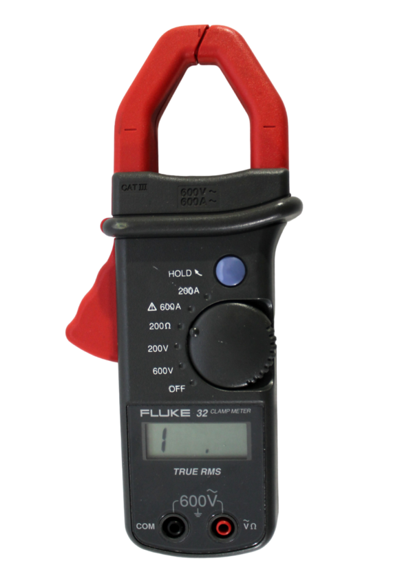 Fluke 32 Digital Clamp Meter With Leads And Case