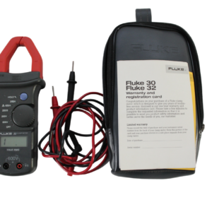 Fluke 32 Digital Clamp Meter With Leads And Case