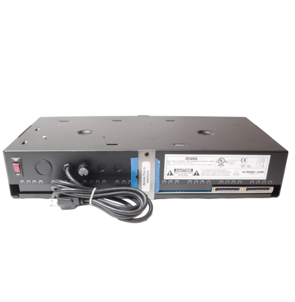 19" Rack Mount CCTV Power Supply, 24VAC or 28VAC, 8 Outputs Altronix R248UL PSU