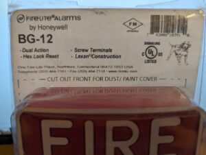 Honeywell BG-12 Series Fire Alarm Pull Station UPC