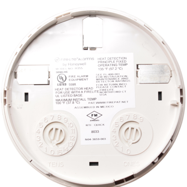 Honeywell Fire-Lite H355 Intelligent Thermal Sensor B210LP base, 135F